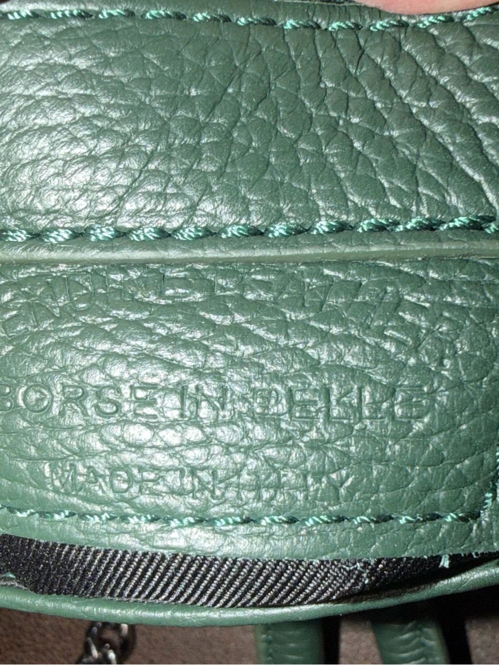 Italian Leather Viral ‘Ribbon’ Bag - Picture 6 of 6